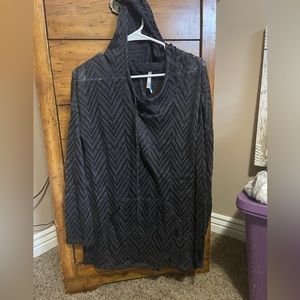 Lightly worn hooded top